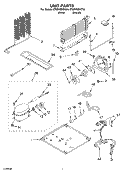 UNIT PARTS Diagram and Parts List for ET8RHMXKT04  Whirlpool Refrigerator