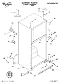 CABINET, LITERATURE Diagram and Parts List for ET9LFKXKQ00  Whirlpool Refrigerator