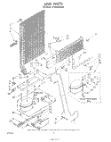 UNIT Diagram and Parts List for ET18HKXSW00  Whirlpool Refrigerator