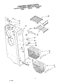 FREEZER LINER Diagram and Parts List for GD5NHGXKT01  Whirlpool Refrigerator