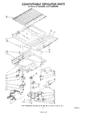 COMPARTMENT SEPARATOR Diagram and Parts List for ET18JMYSN05  Whirlpool Refrigerator