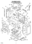 CHASSIS PARTS Diagram and Parts List for TGS325MT0  Estate Range