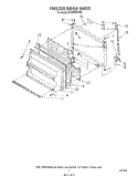 FREEZER DOOR Diagram and Parts List for ET18HKXTN01  Whirlpool Refrigerator