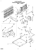 UNIT Diagram and Parts List for ET18HPXDW00  Whirlpool Refrigerator