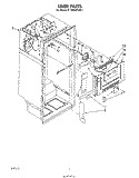 LINER Diagram and Parts List for ET18PKXPWR1  Whirlpool Refrigerator