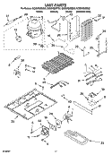 UNIT PARTS Diagram and Parts List for GC5SHEXNT02  Whirlpool Refrigerator