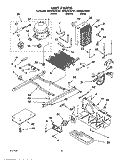 UNIT Diagram and Parts List for GD5SHGXKB01  Whirlpool Refrigerator
