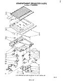 COMPARTMENT SEPARATOR Diagram and Parts List for ET18XKXMWR1  Whirlpool Refrigerator