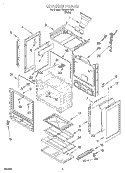 CHASSIS Diagram and Parts List for TGS325EW0  Estate Range
