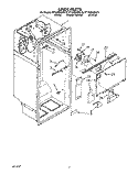 LINER Diagram and Parts List for ET18ZKXWG10  Whirlpool Refrigerator
