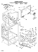 LINER PARTS Diagram and Parts List for ET1FTTXKB03  Whirlpool Refrigerator