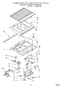 COMPARTMENT SEPARATOR Diagram and Parts List for ET20NMXAN02  Whirlpool Refrigerator