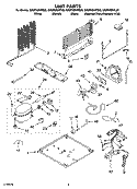 UNIT PARTS Diagram and Parts List for GR9FHMXPL00  Whirlpool Refrigerator