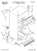 CABINET Diagram and Parts List for ET20NMXAN02  Whirlpool Refrigerator