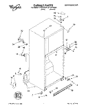 CABINET Diagram and Parts List for ET18HPXDN01  Whirlpool Refrigerator