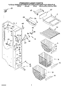 FREEZER LINER Diagram and Parts List for GS6SHAXLS02  Whirlpool Refrigerator