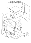 UPPER OVEN Diagram and Parts List for KEBS277BBL1  KitchenAid Wall Oven