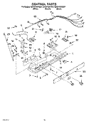 CONTROL Diagram and Parts List for GD2SHGXKB01  Whirlpool Refrigerator