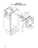 LINER Diagram and Parts List for ET18ZKXZN00  Whirlpool Refrigerator