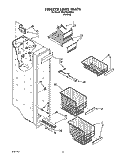 FREEZER LINER Diagram and Parts List for ED27DQXXN01  Whirlpool Refrigerator