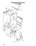 REFRIGERATOR LINER Diagram and Parts List for ED27DQXXN02  Whirlpool Refrigerator