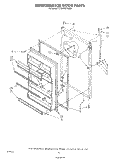 REFRIGERATOR DOOR , LIT/OPTIONAL Diagram and Parts List for ET20PKXTG00  Whirlpool Refrigerator