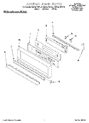 CONTROL PANEL, LIT/OPTIONAL Diagram and Parts List for KEBS277BBL3  KitchenAid Wall Oven