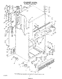 CABINET Diagram and Parts List for ET20PKXTG00  Whirlpool Refrigerator
