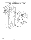 LINER Diagram and Parts List for ET20DKXVF07  Whirlpool Refrigerator