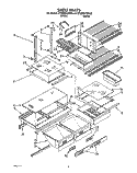 SHELF, LIT/OPTIONAL Diagram and Parts List for ET20RKXZW00  Whirlpool Refrigerator