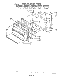 FREEZER DOOR Diagram and Parts List for ET18JKYSF07  Whirlpool Refrigerator