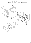 LINER Diagram and Parts List for ET18NKYAN02  Whirlpool Refrigerator