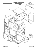 UPPER OVEN, OPTIONAL Diagram and Parts List for KEBS276YBL2  KitchenAid Wall Oven