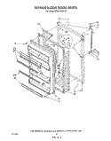REFRIGERATOR DOOR , LIT/OPTIONAL Diagram and Parts List for ET20NKXSW12  Whirlpool Refrigerator