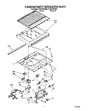 COMPARTMENT SEPARATOR Diagram and Parts List for ET22PKXYN00  Whirlpool Refrigerator
