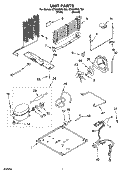 UNIT PARTS Diagram and Parts List for ET8GHMXLQ05  Whirlpool Refrigerator