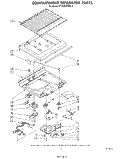 COMPARTMENT SEPARATOR Diagram and Parts List for ET18AKXSW00  Whirlpool Refrigerator
