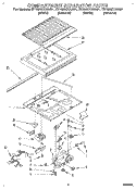COMPARTMENT SEPARATOR Diagram and Parts List for ET18NKXAW01  Whirlpool Refrigerator