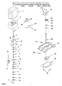 MOTOR AND ICE CONTAINER Diagram and Parts List for GD27DIXHS00  Whirlpool Refrigerator
