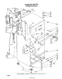 CABINET Diagram and Parts List for ET18ZKXTG02  Whirlpool Refrigerator
