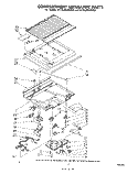 COMPARTMENT SEPARATOR Diagram and Parts List for ET18JMXMWR1  Whirlpool Refrigerator