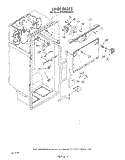 LINER Diagram and Parts List for ET25DMXVF02  Whirlpool Refrigerator