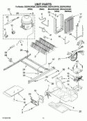 UNIT PARTS Diagram and Parts List for GS5VHAXWA00  Whirlpool Refrigerator