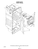 LINER Diagram and Parts List for ET18SKRSW03  Whirlpool Refrigerator
