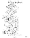 COMPARTMENT SEPARATOR Diagram and Parts List for ET20DKXVG05  Whirlpool Refrigerator