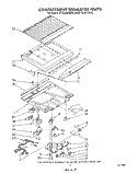 COMPARTMENT SEPARATOR Diagram and Parts List for ET18JMYSF0C  Whirlpool Refrigerator