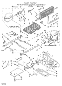 UNIT Diagram and Parts List for ET20TKXBN00  Whirlpool Refrigerator