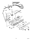 CONTROL Diagram and Parts List for ED27DQXXN01  Whirlpool Refrigerator