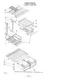 SHELF Diagram and Parts List for ET18EKXPWR0  Whirlpool Refrigerator
