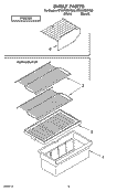 SHELF PARTS, LITERATURE AND OPTIONAL PARTS Diagram and Parts List for ET5WSEXKQ02  Whirlpool Refrigerator